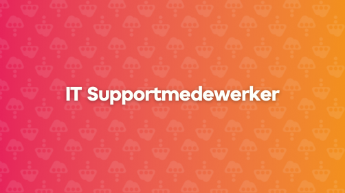 IT Supportmedewerker (Junior)